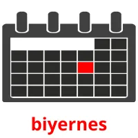 biyernes picture flashcards