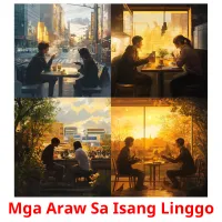 Mga Araw Sa Isang Linggo picture flashcards