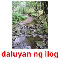 daluyan ng ilog picture flashcards