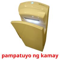 pampatuyo ng kamay card for translate
