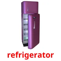 refrigerator picture flashcards