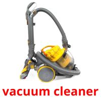 vacuum cleaner picture flashcards