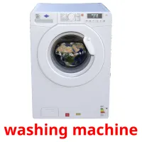 washing machine picture flashcards