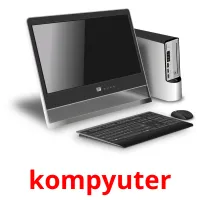 kompyuter cartões com imagens