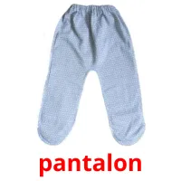 pantalon Bildkarteikarten