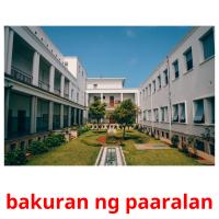 bakuran ng paaralan cartões com imagens
