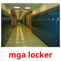 mga locker picture flashcards