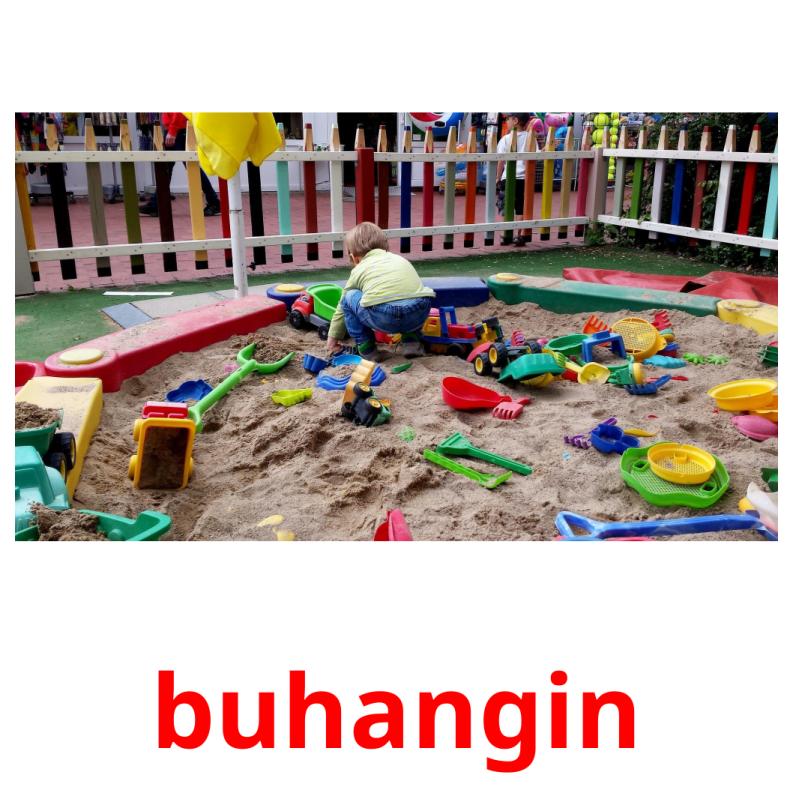 buhangin picture flashcards