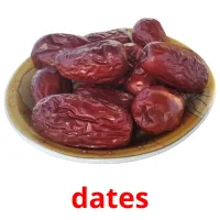 dates picture flashcards