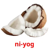 ni-yog picture flashcards