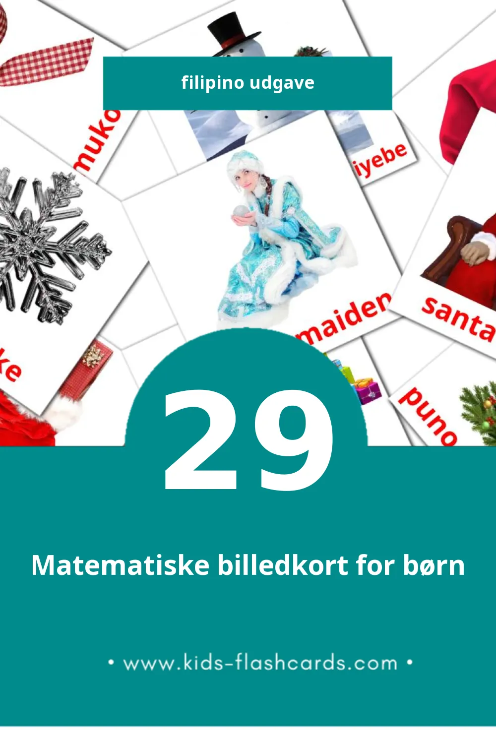 Visuelle billedkort for børn om Piyesta Opisyal til småbørn (29 kort på Filipino)