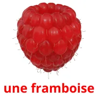 une framboise Tarjetas didacticas