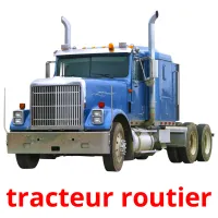 tracteur routier Tarjetas didacticas