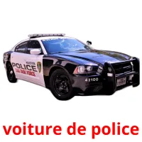 voiture de police Tarjetas didacticas