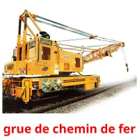 grue de chemin de fer ansichtkaarten