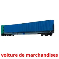 voiture de marchandises ansichtkaarten