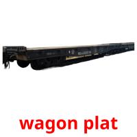 wagon plat card for translate