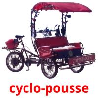 cyclo-pousse picture flashcards