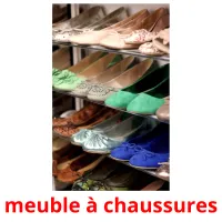 meuble à chaussures cartes flash