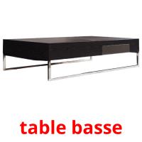 table basse picture flashcards
