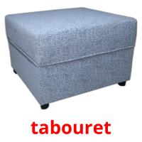 tabouret picture flashcards