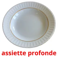 assiette profonde Tarjetas didacticas