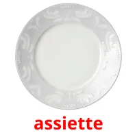 assiette Tarjetas didacticas