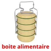 boite alimentaire cartes flash