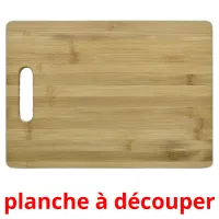 planche à découper cartes flash