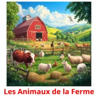 Les Animaux de la Ferme Tarjetas didacticas