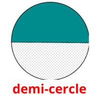demi-cercle card for translate