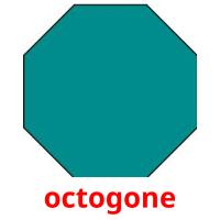 octogone picture flashcards
