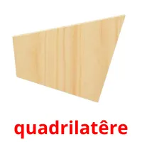 quadrilatêre flashcards illustrate