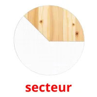 secteur flashcards illustrate