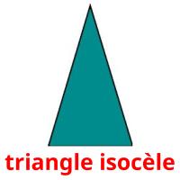 triangle isocèle picture flashcards