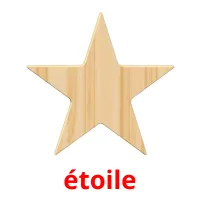 étoile flashcards illustrate