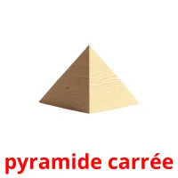 pyramide carrée Tarjetas didacticas