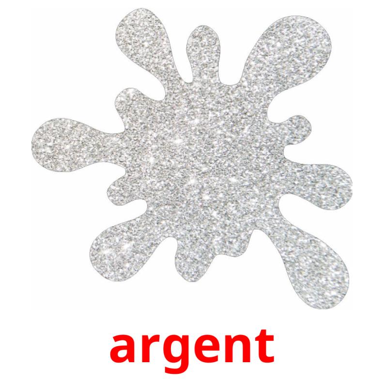 argent picture flashcards