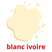 blanc ivoire Tarjetas didacticas