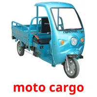 moto cargo cartões com imagens