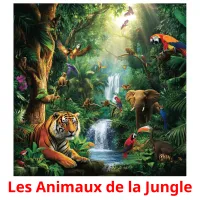 Les Animaux de la Jungle Tarjetas didacticas