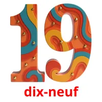 dix-neuf cartes flash