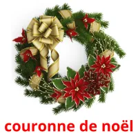 couronne de noël cartes flash