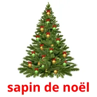 sapin de noël cartes flash