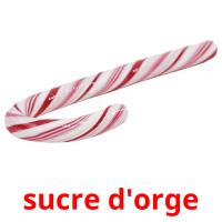 sucre d'orge card for translate