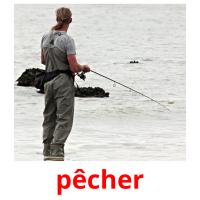 pêcher picture flashcards