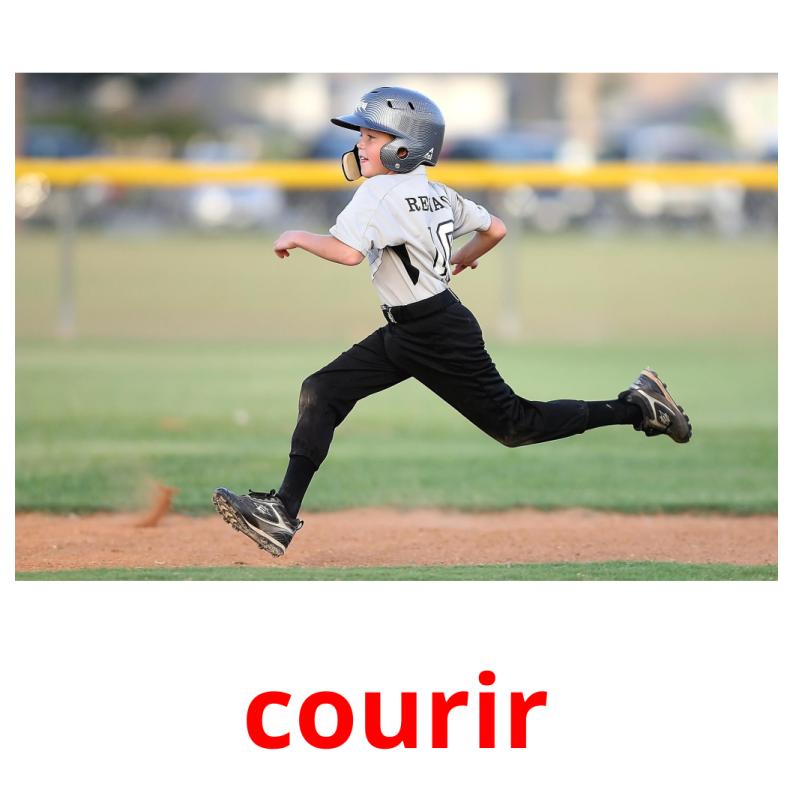 courir picture flashcards