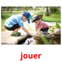 jouer picture flashcards