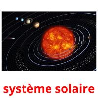 système solaire card for translate