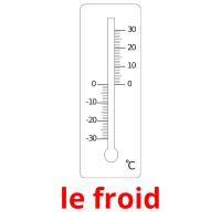 le froid card for translate